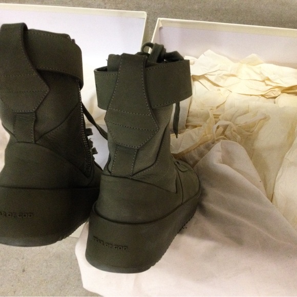 Olive Green High-Top Sneakers main image 5